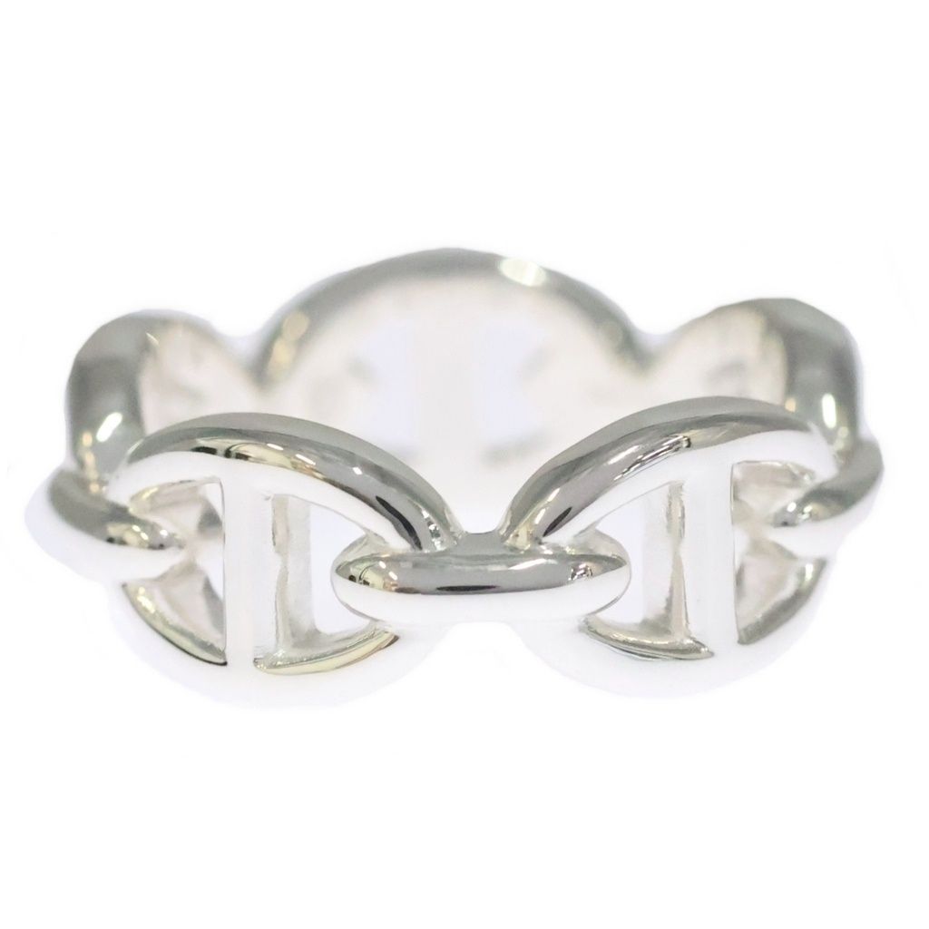 Hermes Chaine D'ancre Ring Silver — view 2