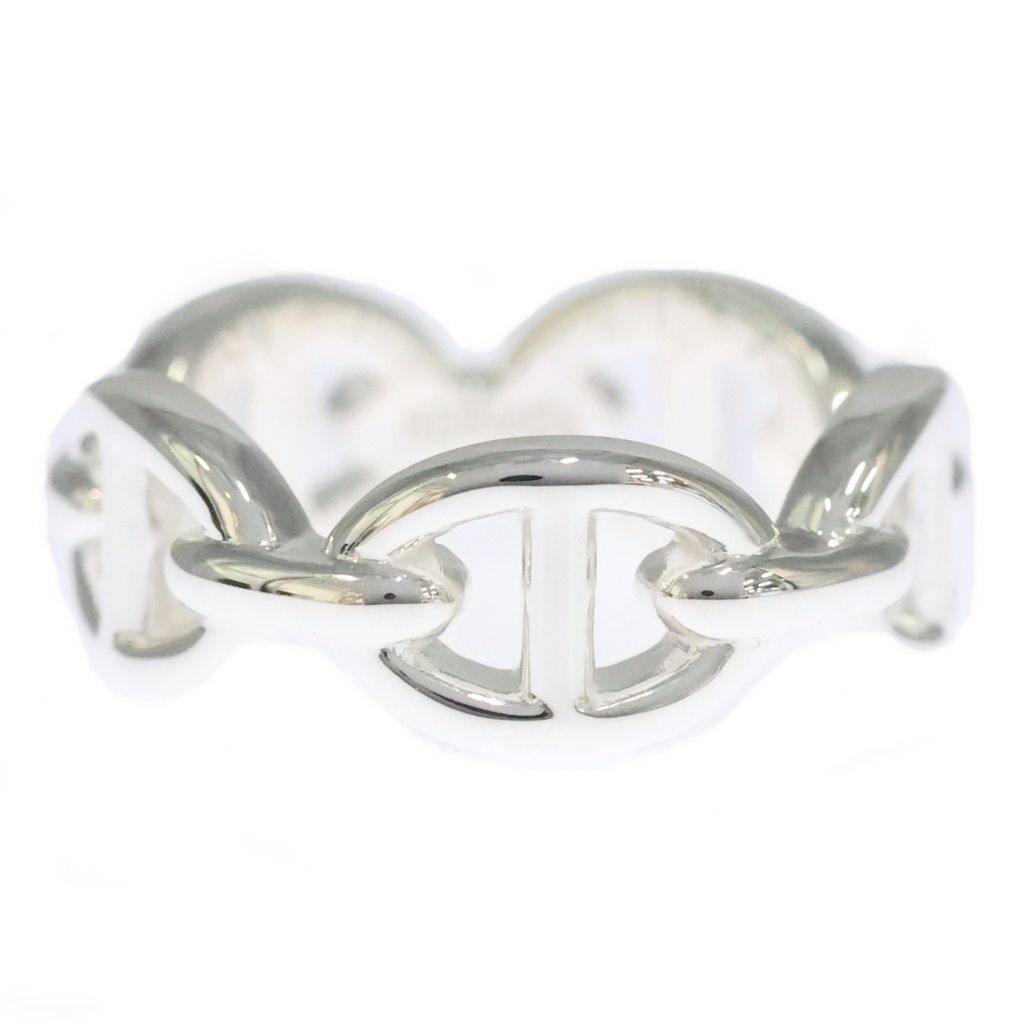 Hermes Chaine D'ancre Ring Silver