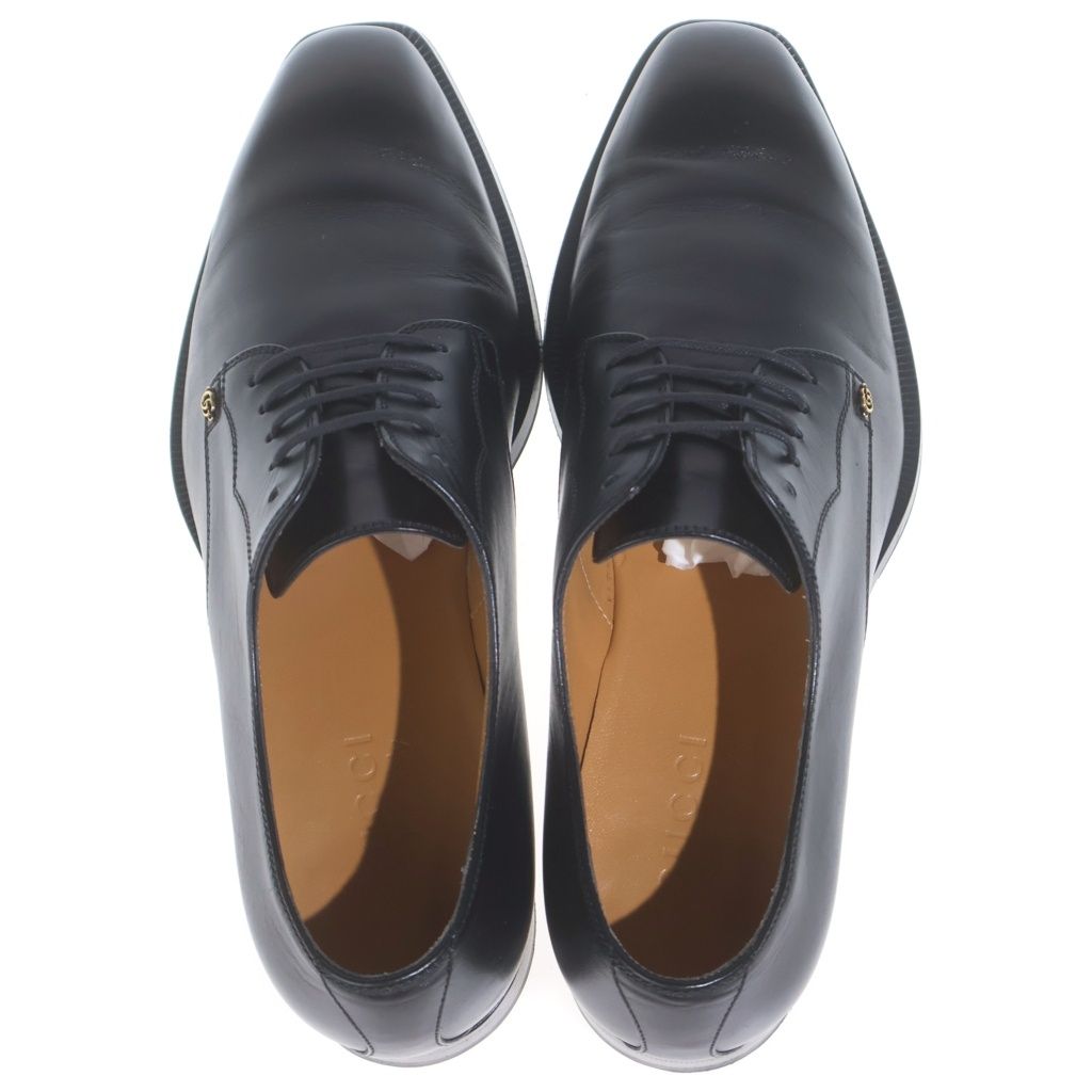 Gucci Black Leather Heel — view 4