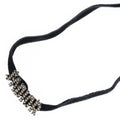 Dior Choker J'adior Rhinestone Necklace Velour Black