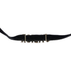Dior Choker J'adior Rhinestone Necklace Velour Black — view 3