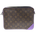 Louis Vuitton Monogram Macassar LV Color Trio Messenger ndbag Pouch Clutch