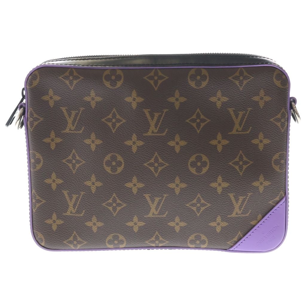 Louis Vuitton Monogram Macassar LV Color Trio Messenger ndbag Pouch Clutch