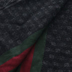 Gucci Sherry Line GG All Over Pattern Jacquard Silk Pretend scarf Black — view 5