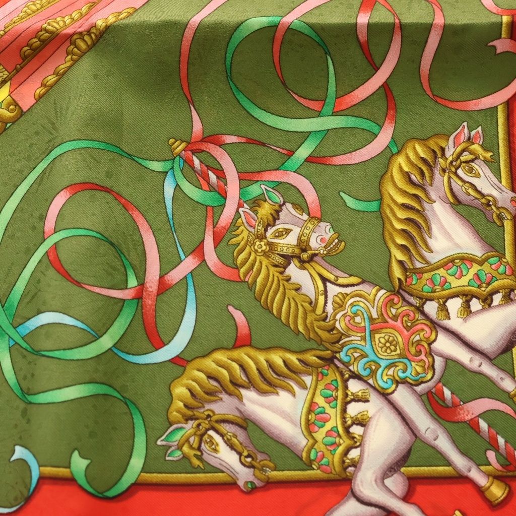 Hermes Carre 90 Luna Park nd Silk Scarf — view 2
