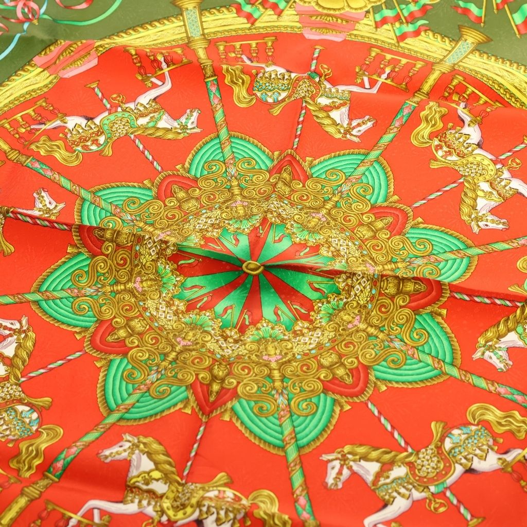 Hermes Carre 90 Luna Park nd Silk Scarf — view 5