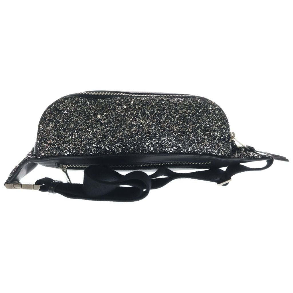 Saint Laurent Paris Spangle Belt Bag Silver — view 2