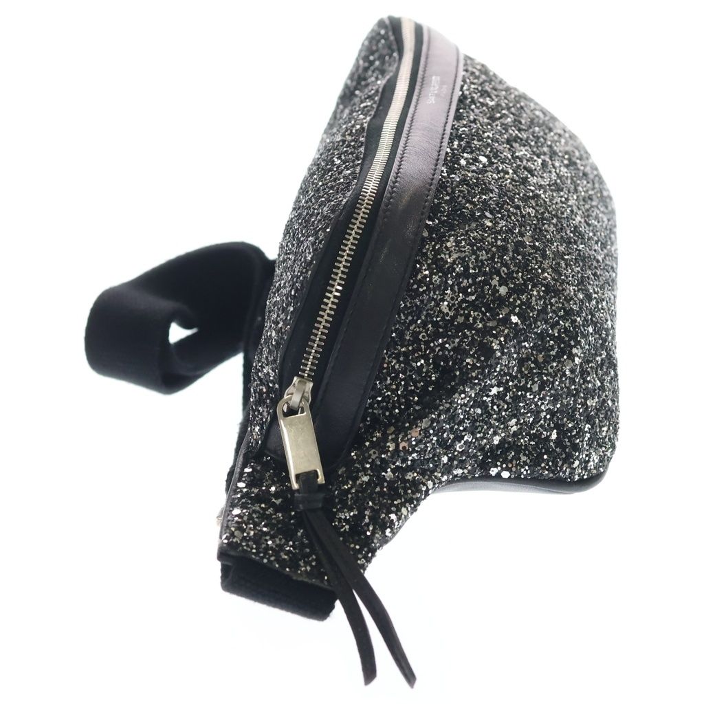 Saint Laurent Paris Spangle Belt Bag Silver — view 3