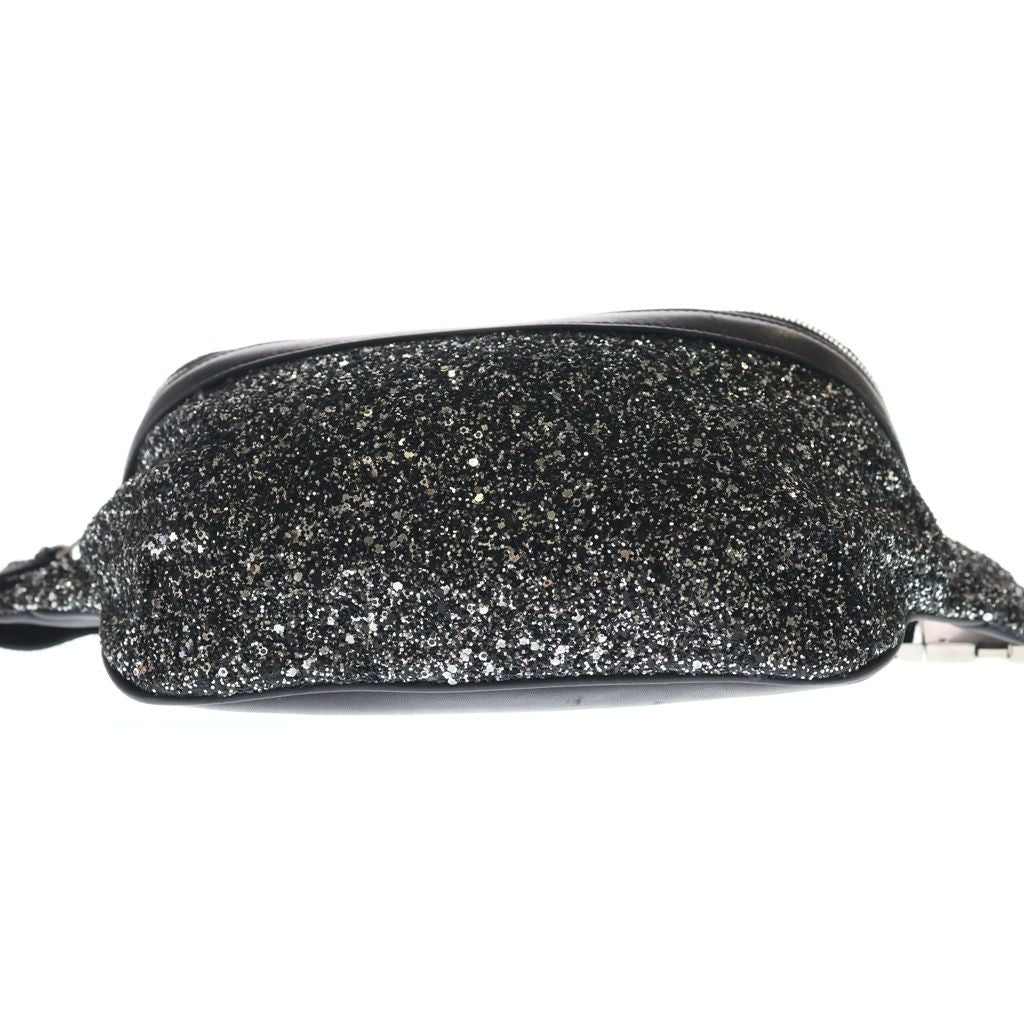 Saint Laurent Paris Spangle Belt Bag Silver — view 4