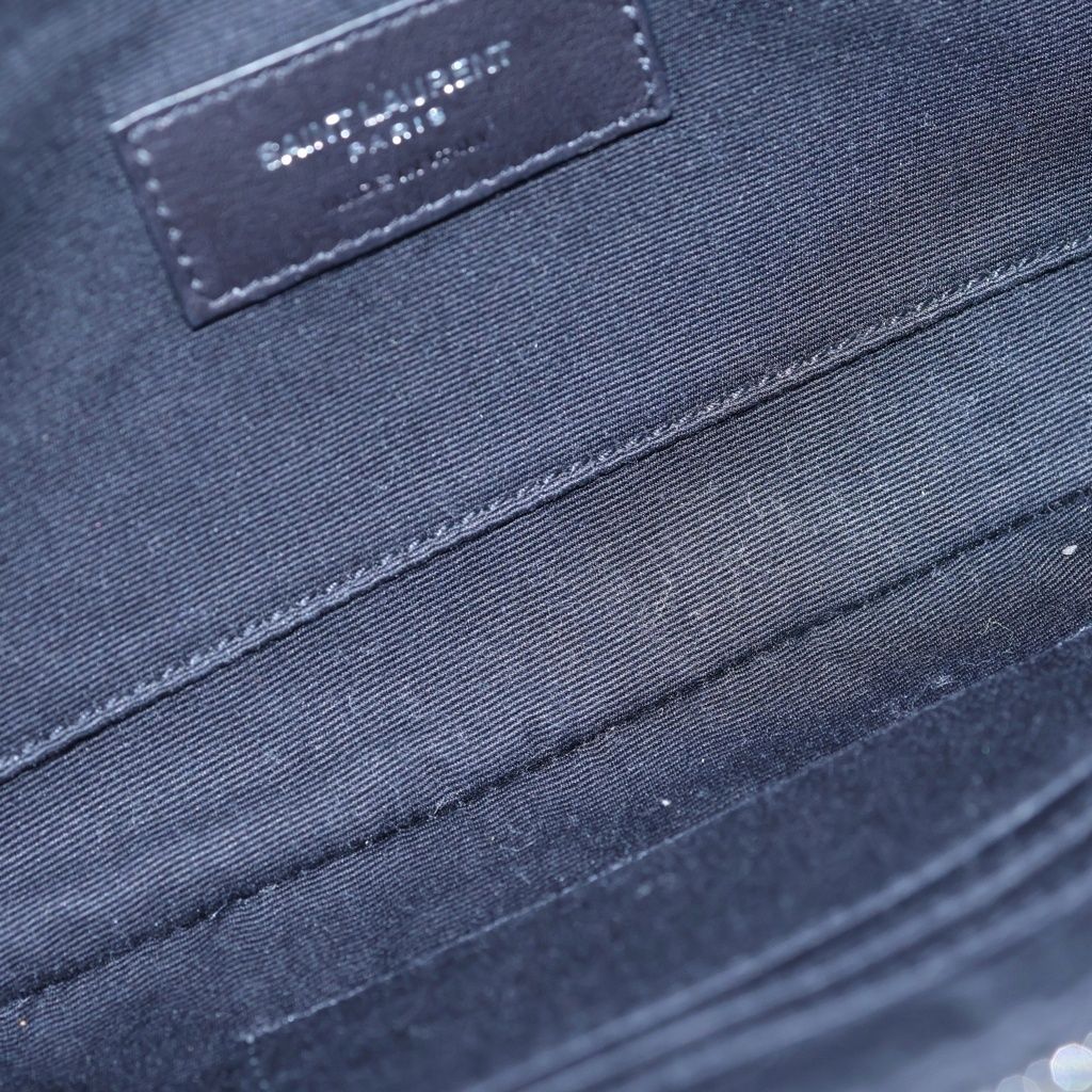Saint Laurent Paris Spangle Belt Bag Silver — view 5