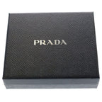 Prada Saffiano Compact Wallet Red Leather Bi Foldwallet — view 8