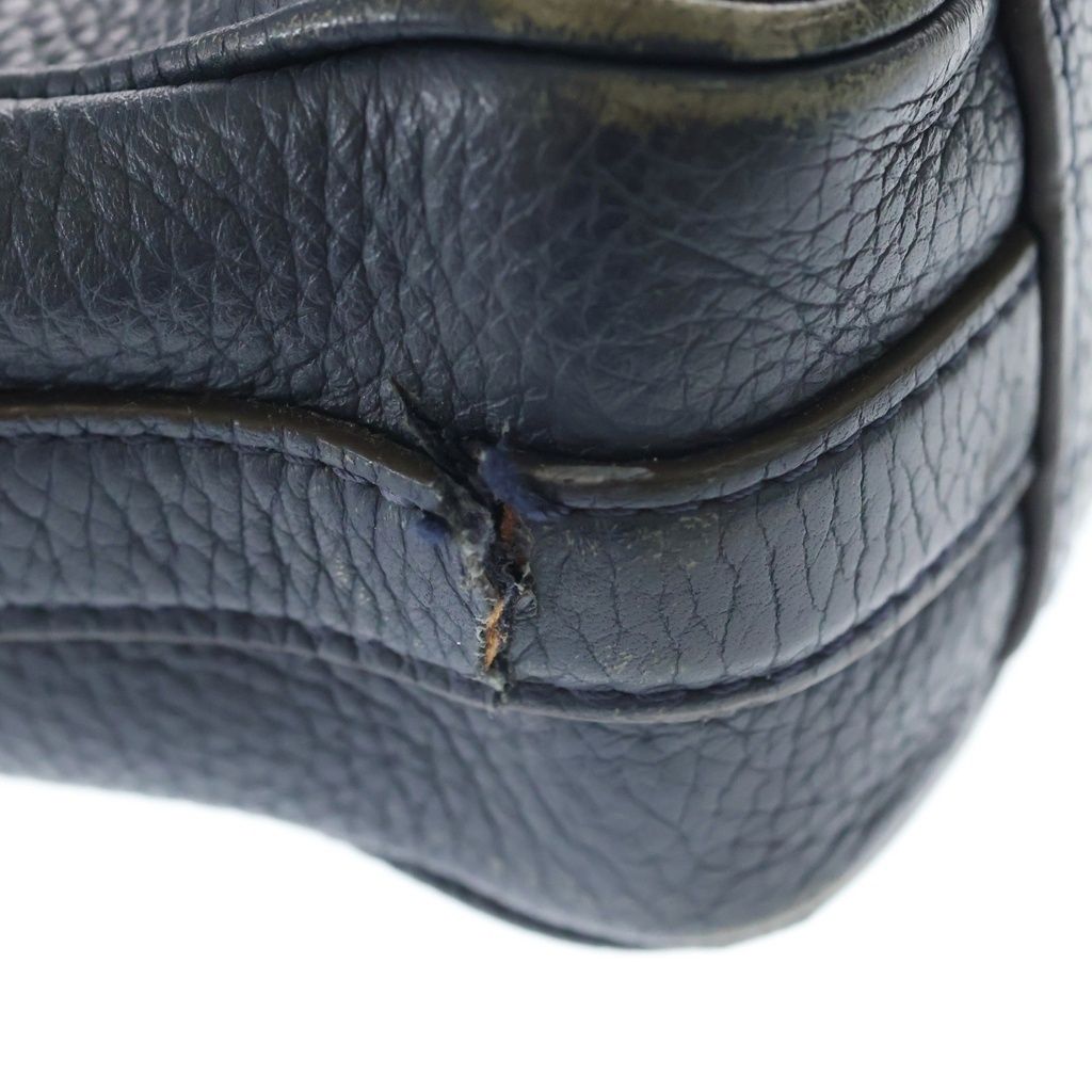 Louis Vuitton Alma Nd Briefcase Business Shoulder Bag Navy Taurillon Leather — view 7