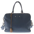 Louis Vuitton Alma Nd Briefcase Business Shoulder Bag Navy Taurillon Leather