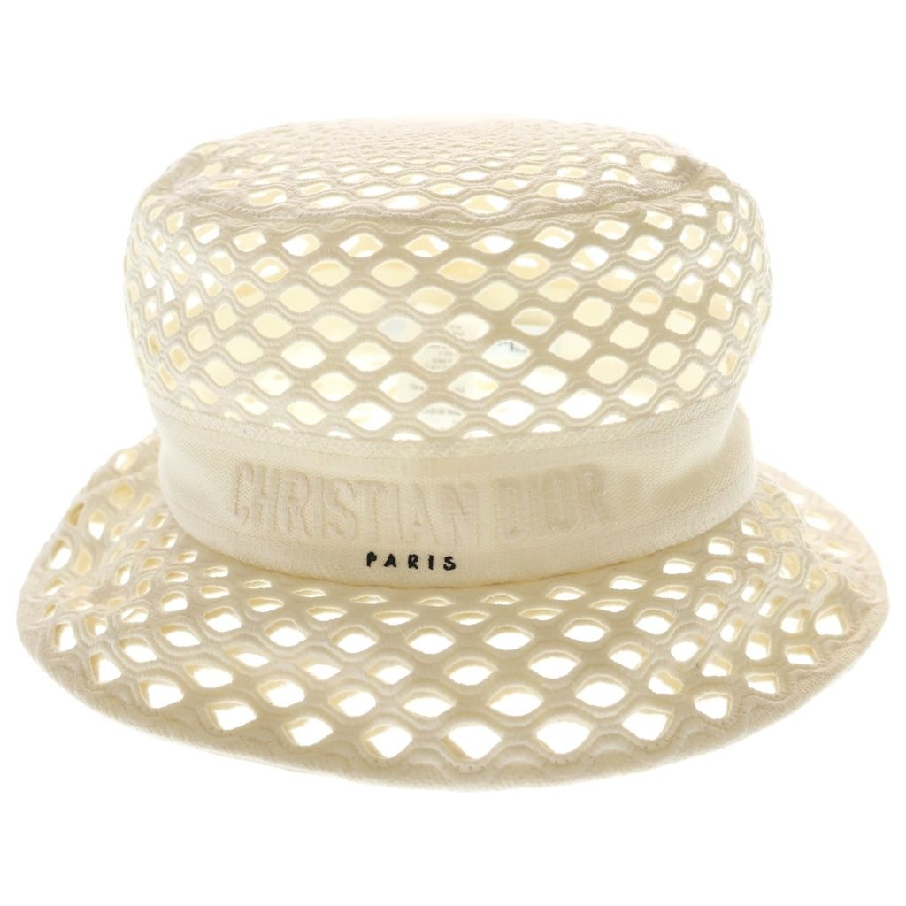 Dior Mesh Bucket Hat White — view 4