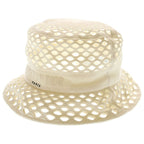 Dior Mesh Bucket Hat White