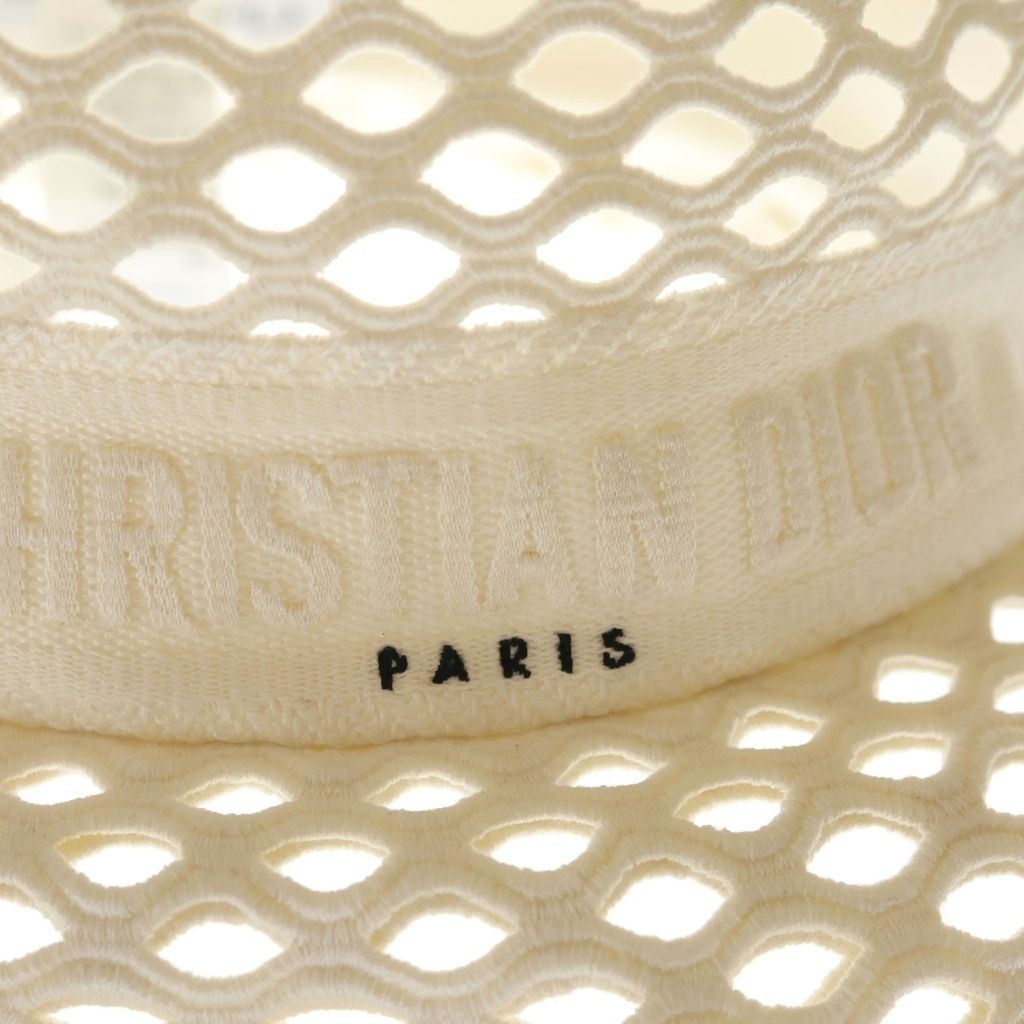 Dior Mesh Bucket Hat White — view 5