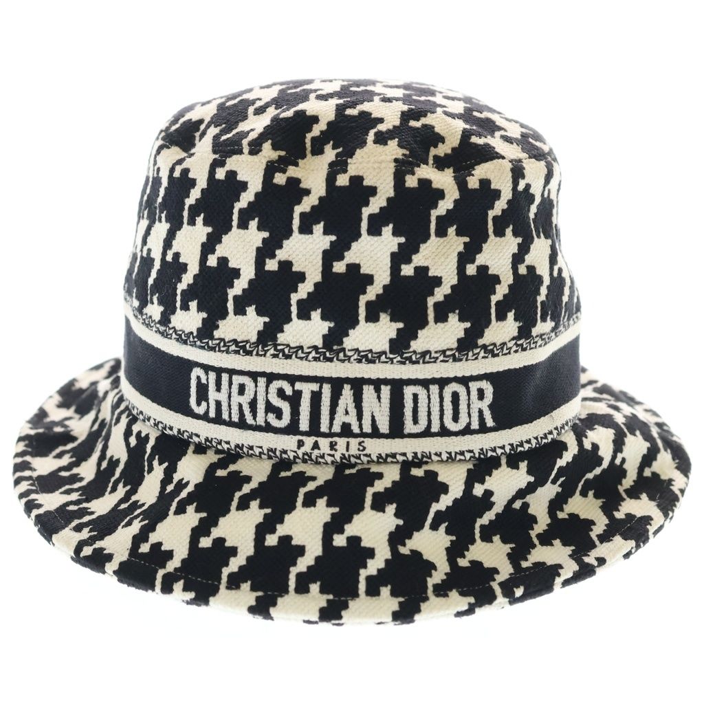 Dior Check Hat Black White — view 4