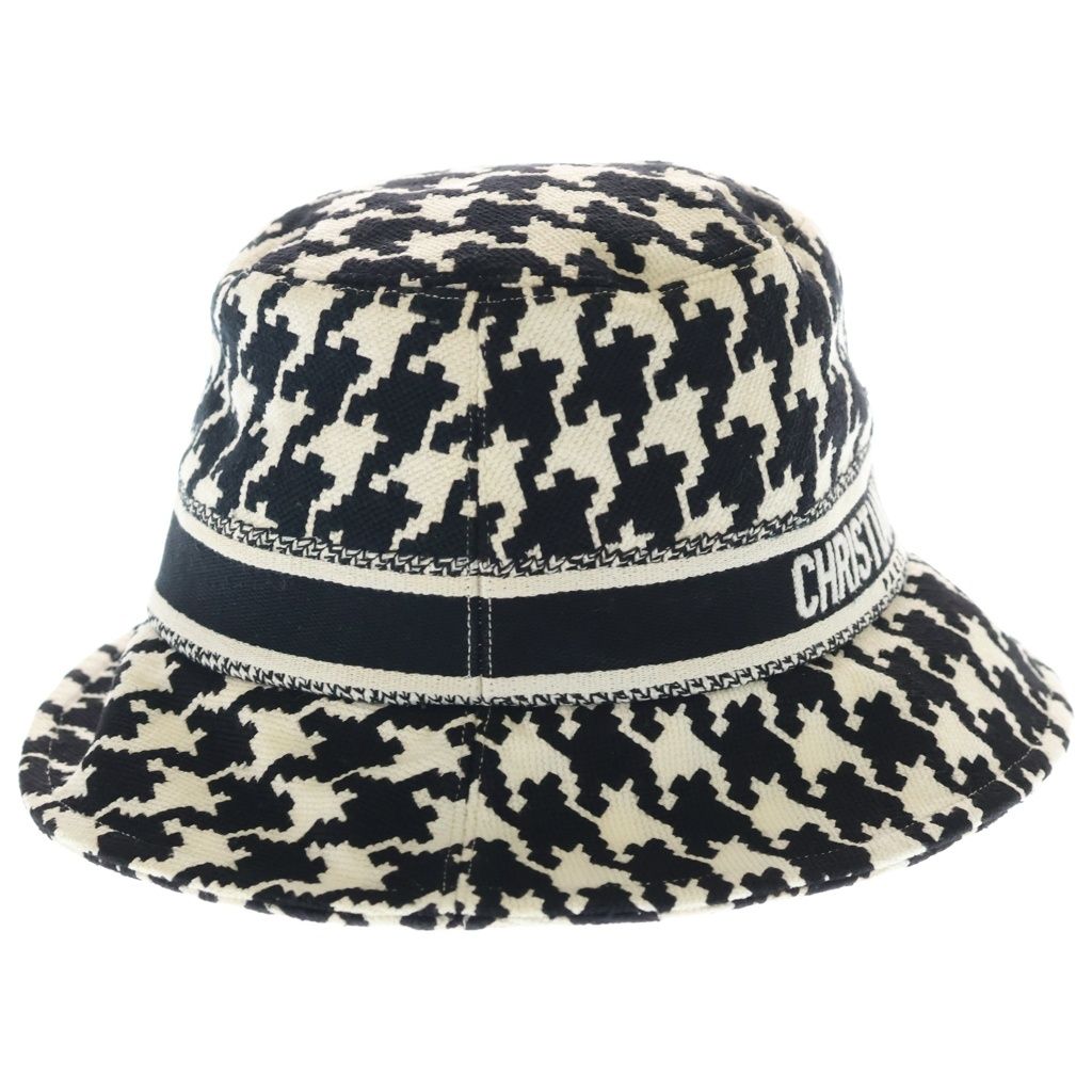 Dior Check Hat Black White — view 3
