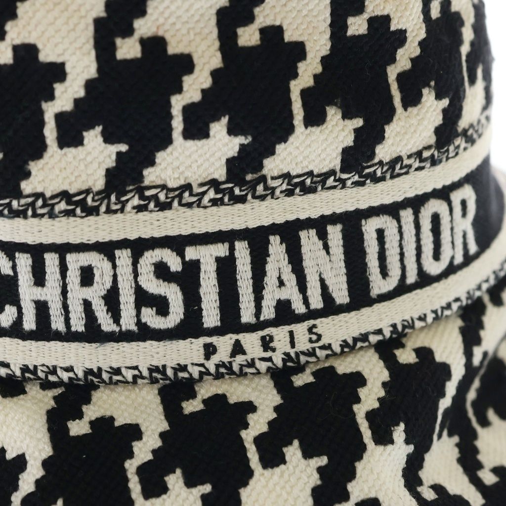 Dior Check Hat Black White — view 5