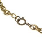 Chanel Motif Chain Necklace Gold — view 4