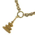 Chanel Motif Chain Necklace Gold