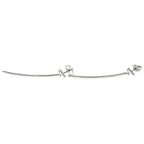 Tiffany & Co T Earrings Silver — view 3
