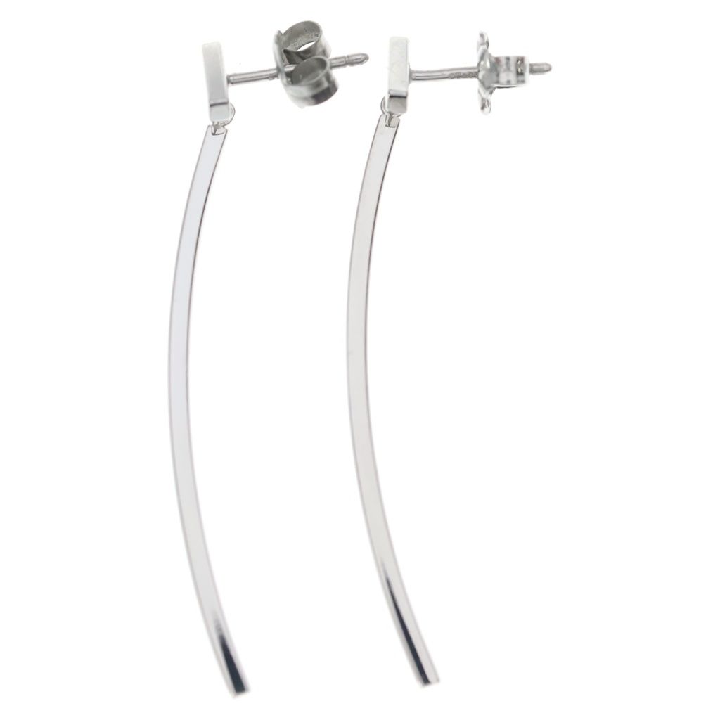 Tiffany & Co T Earrings Silver