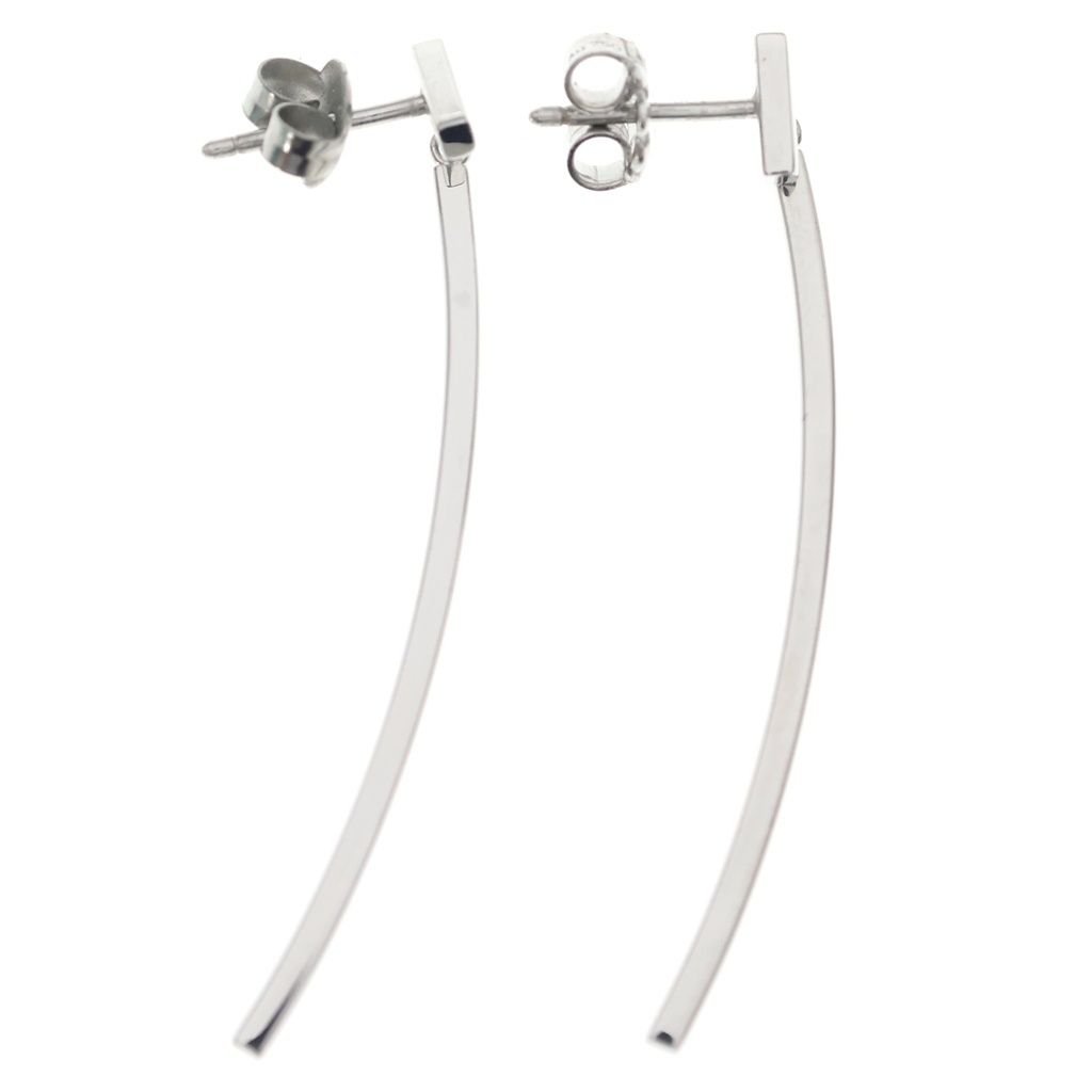 Tiffany & Co T Earrings Silver — view 2