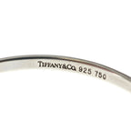 Tiffany & Co Hook &eye Bangle Bracelet 18k Yellow Gold Silver — view 5