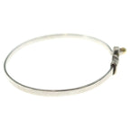 Tiffany & Co Hook &eye Bangle Bracelet 18k Yellow Gold Silver — view 3