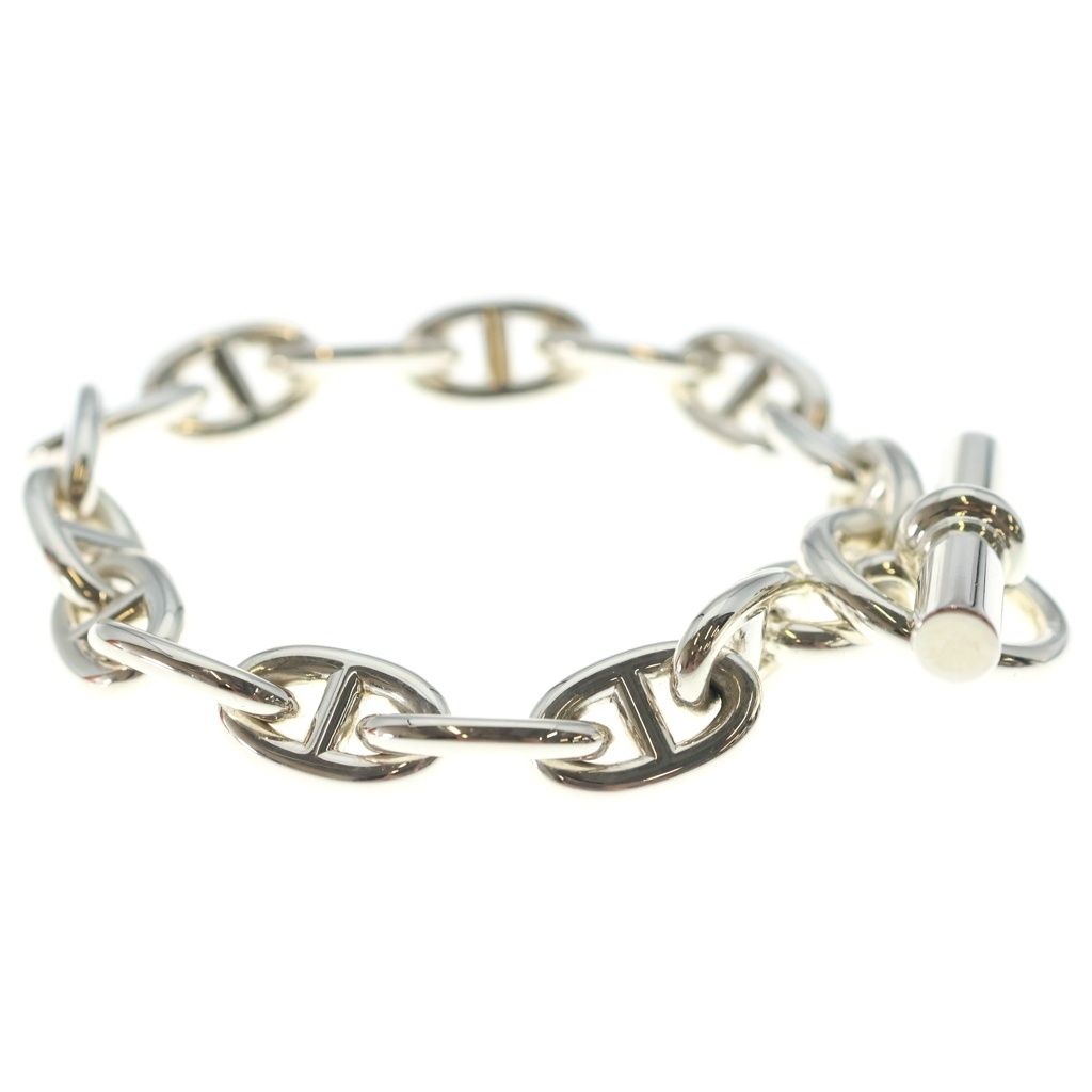 Hermes Chaine D'ancre Chain Bracelet Silver — view 3