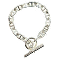 Hermes Chaine D'ancre Chain Bracelet Silver