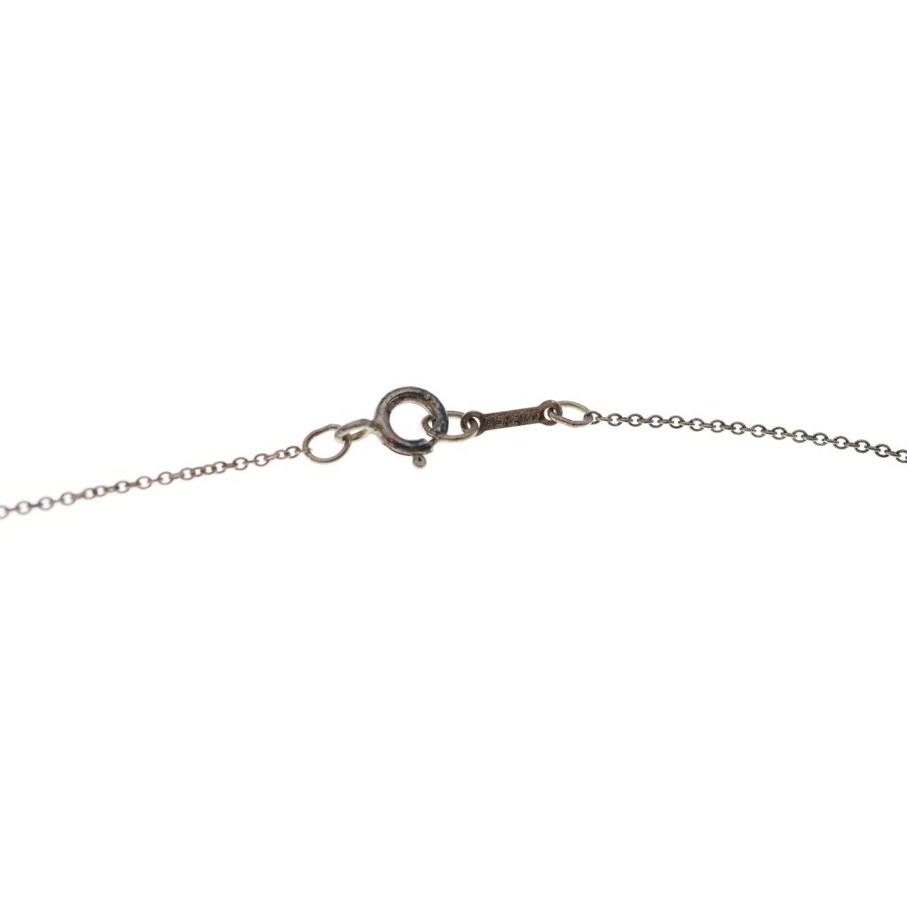 Tiffany & Co Elsa Peretti Cross Pendant Chain 925 Sterling Silver — view 4