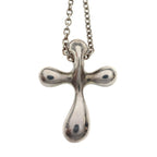 Tiffany & Co Elsa Peretti Cross Pendant Chain 925 Sterling Silver — view 5