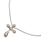 Tiffany & Co Elsa Peretti Cross Pendant Chain 925 Sterling Silver
