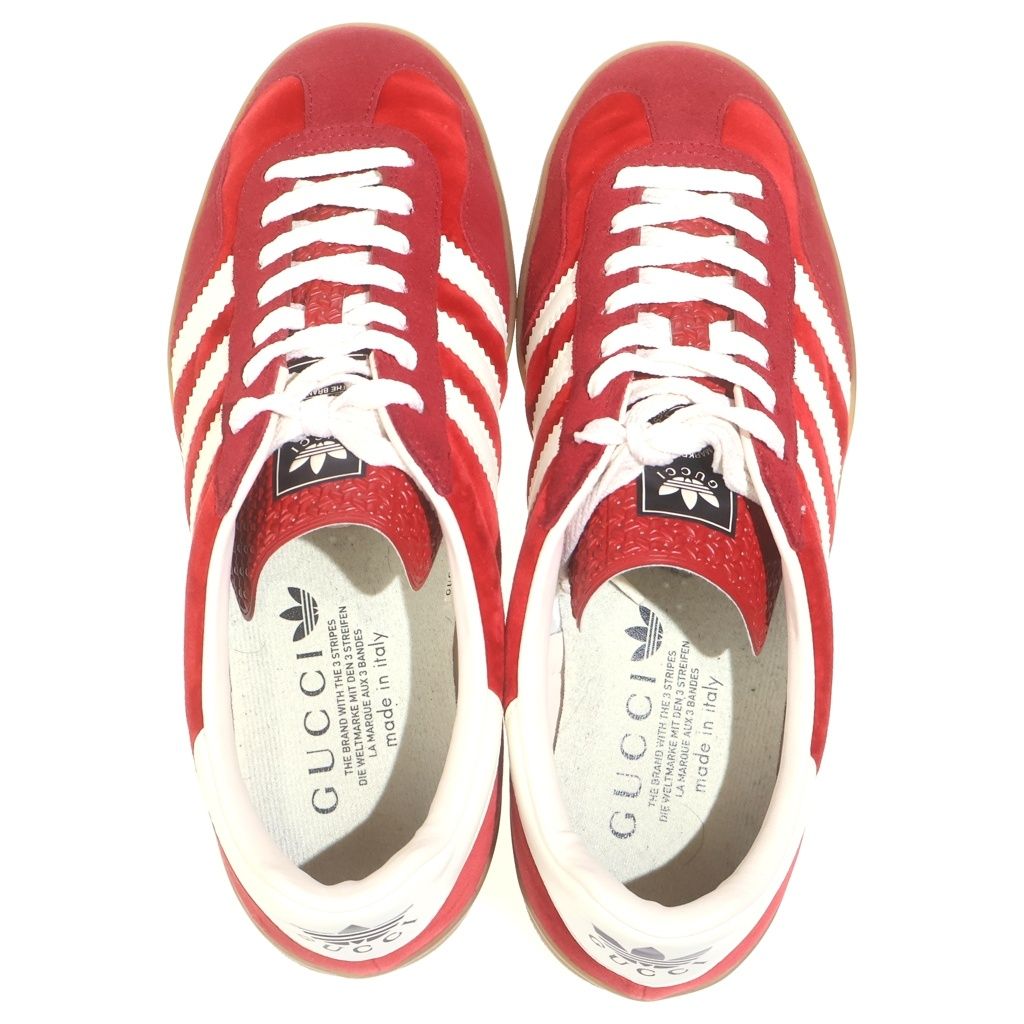Gucci Adidas Gazelle Velvet Low Cut Sneakers — view 4