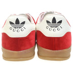Gucci Adidas Gazelle Velvet Low Cut Sneakers — view 3