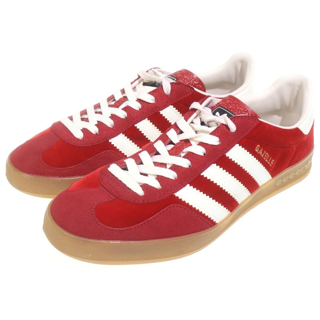 Gucci Adidas Gazelle Velvet Low Cut Sneakers — view 2