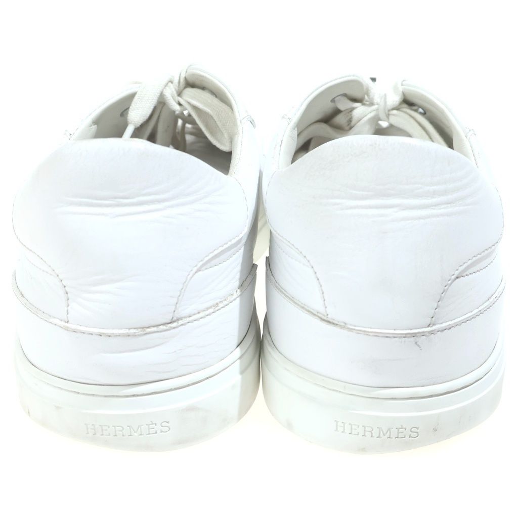 Hermes Kelly Buckle Low Cut Sneakers White — view 3