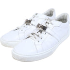 Hermes Kelly Buckle Low Cut Sneakers White — view 2