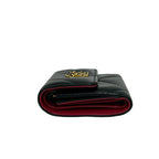 Chanel le Available Stand Quilted CC Logo Lambskin Tri Foldwallet Black Wallet — view 4