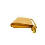 Louis Vuitton Vintage Pochette Epi Leather Handbag Yellow — view 6