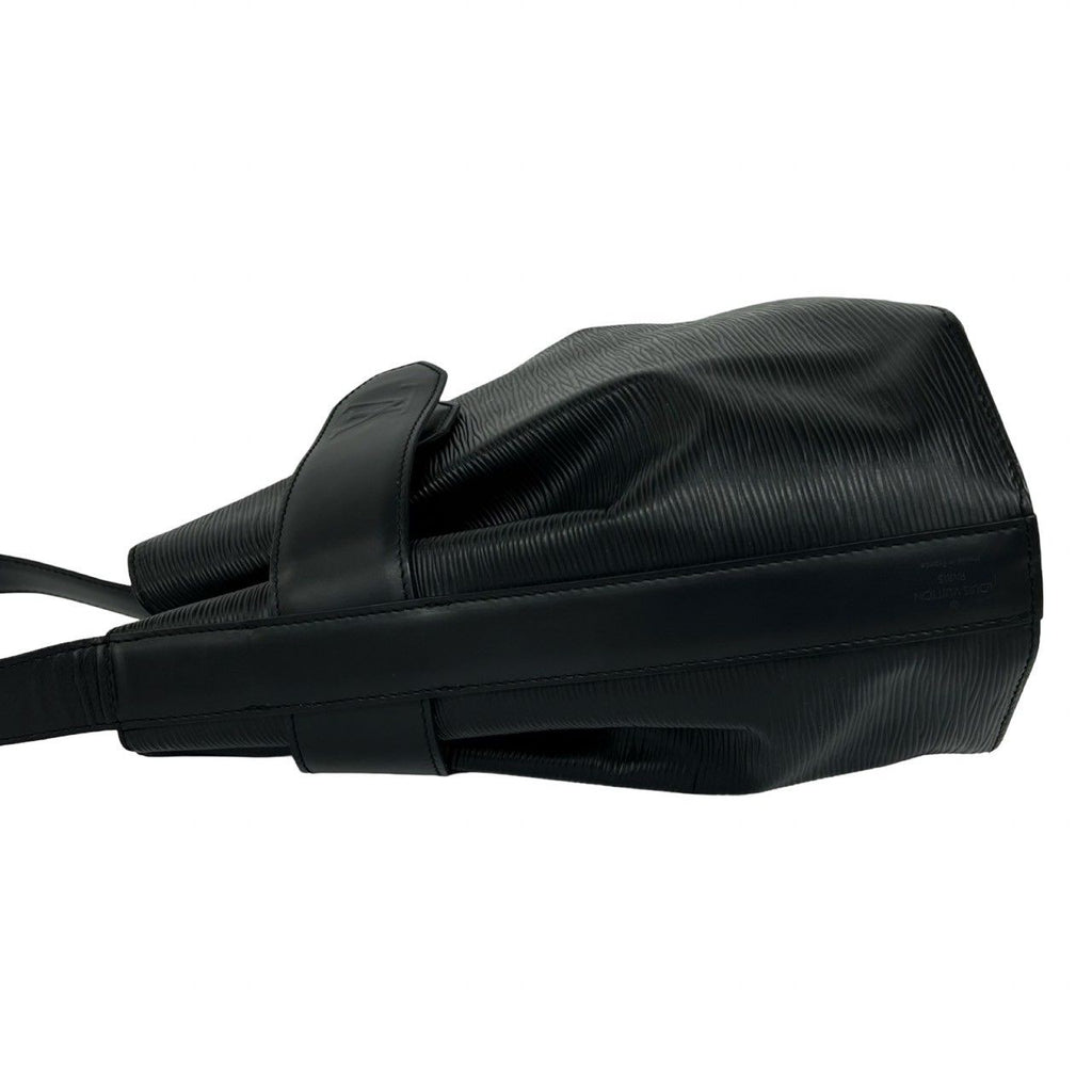 Louis Vuitton Vintage Sac Epi Leather Shoulder Bag Noir — view 5