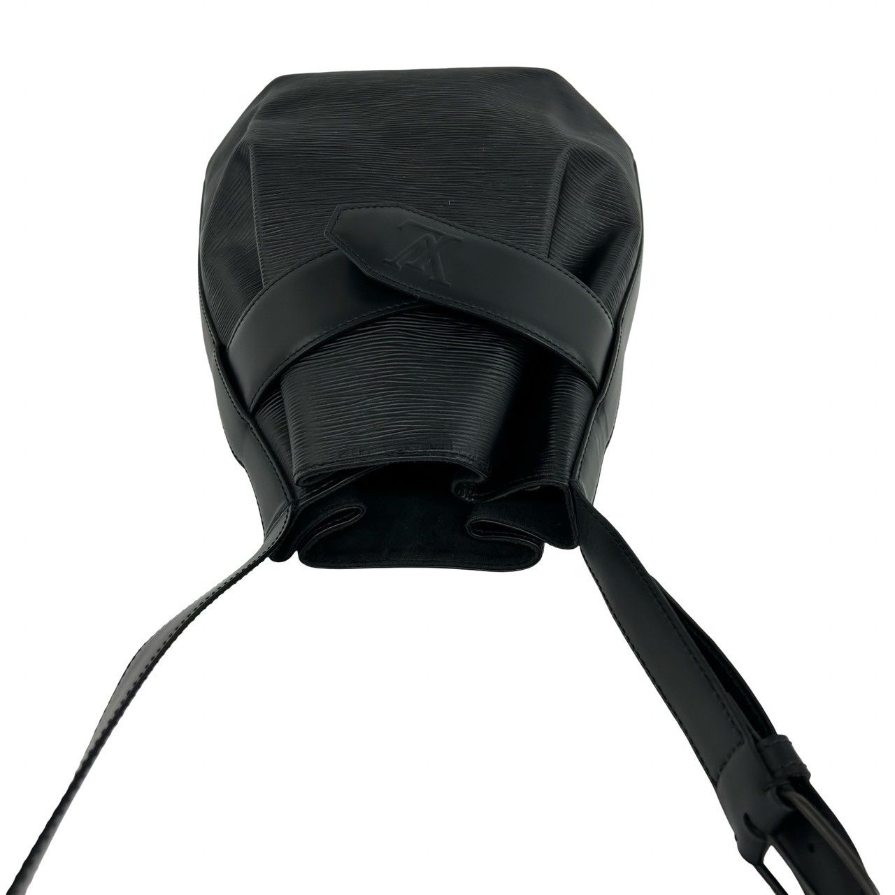 Louis Vuitton Vintage Sac Epi Leather Shoulder Bag Noir — view 4