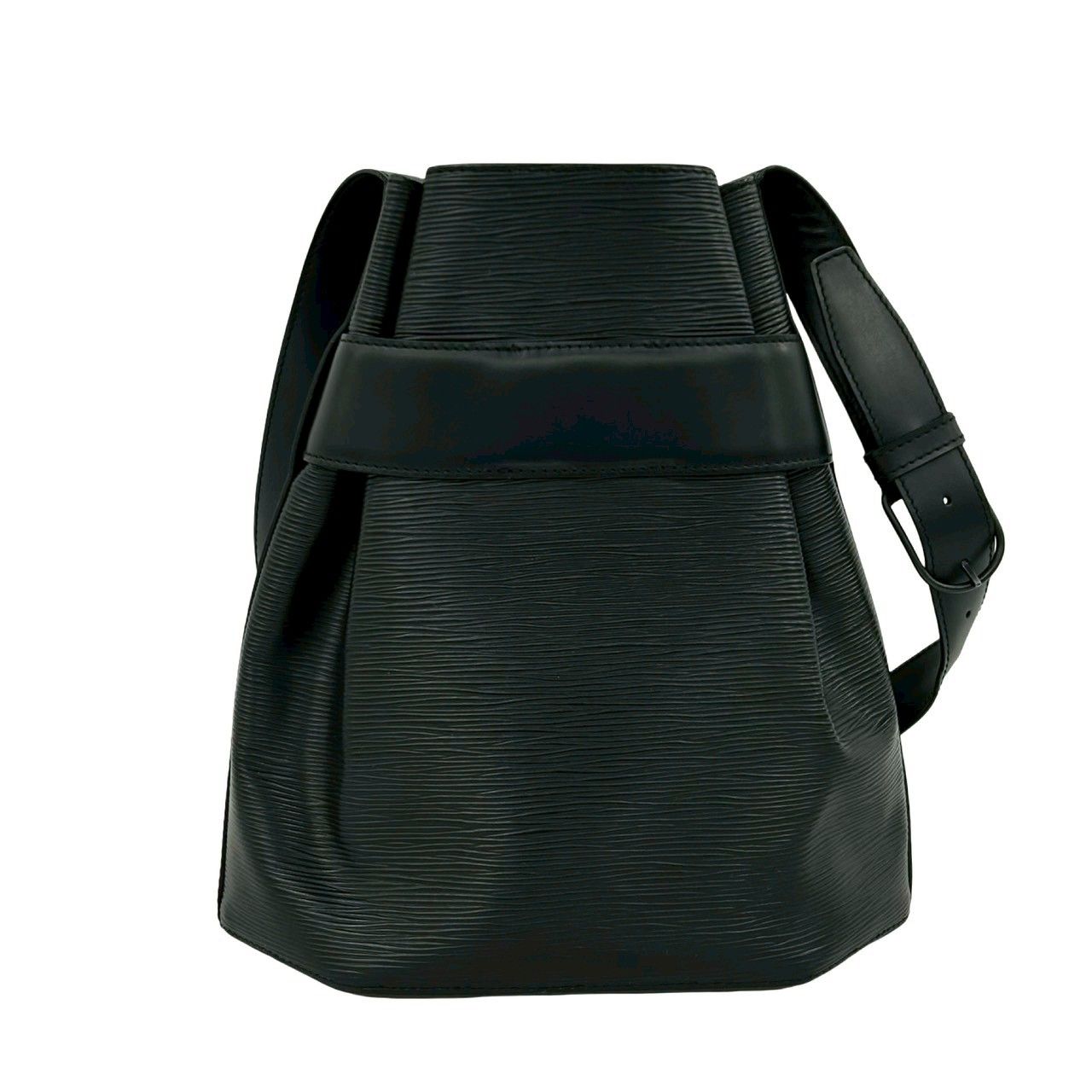 Louis Vuitton Vintage Sac Epi Leather Shoulder Bag Noir — view 3