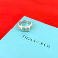 Tiffany & Co Vintage Heart Ring 925 Sterling Silver