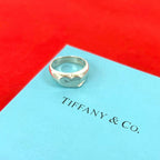 Tiffany & Co Vintage Heart Ring 925 Sterling Silver