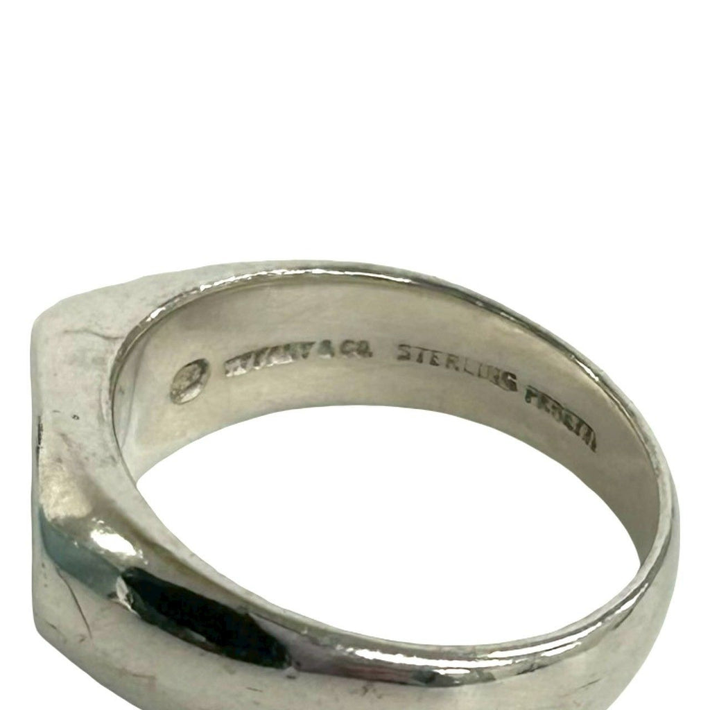 Tiffany & Co Vintage Heart Ring 925 Sterling Silver — view 3