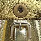 Prada Sutro Bag Handbag Beige Gold Second — view 7