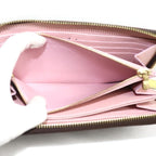 Louis Vuitton Zippy Wallet Zip Around Monogram Brown Second — view 4